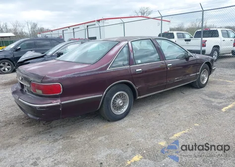 1993 Chevrolet Caprice Classic из США, поврежденный, VIN 1G1BL53E8PR100883